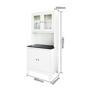 Petites armoires de cuisine modulaires chinoises élégantes - Product Image 4