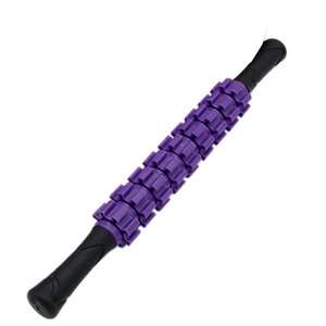 2018 High Quality 9 Spiky Point Yoga Massage Roller Stick Leg <strong>Back</strong> Relax <strong>Muscle</strong> Relieve Fitness Equipment - Product Image 2