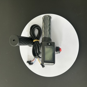 Fabrika doğrudan elektrikli bisiklet ve Scooter pil 36V-72V Ebike kullanımı için kendinden kilitleme LCD ekran büküm gaz - Product Image 5