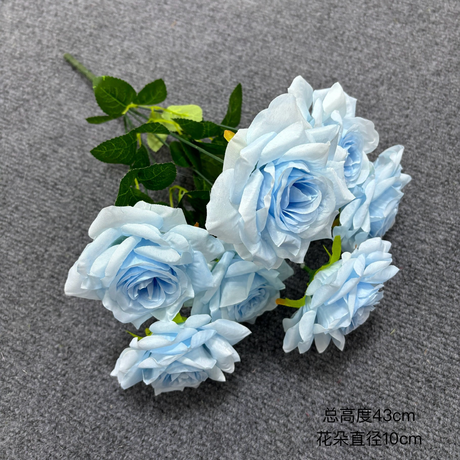 7 rose di diamanti-azzurro
