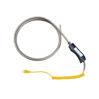 Sensor de Temperatura PT100 Personalizado, Termopar Tipo K Flexible para Fundición de Zinc y Aluminio