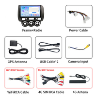 Autoradio Android 8 Core 4G DSP Lecteur multimédia de voiture Écran tactile Radio stéréo pour Honda Fit RHD MT 2004 ~ 2008 avec Carplay