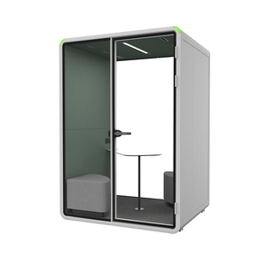 Cabine de réunion acoustique mobile pour 2 personnes, isolation phonique, cabine de conversation - Product Image 4