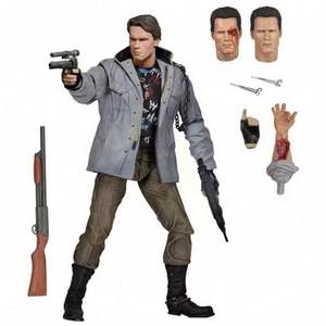 NECA The Terminator T800 Version endommagée par le combat <span class=keywords><strong>Arnold</strong></span> Schwarzenegger Robot Figurine d'action de 7 pouces Jouet en gros - Product Image 1