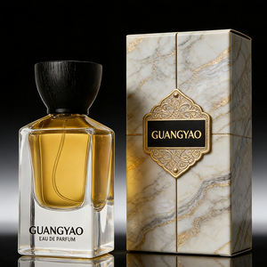 Flacon <span class=keywords><strong>de</strong></span> <span class=keywords><strong>parfum</strong></span> <span class=keywords><strong>vide</strong></span> <span class=keywords><strong>de</strong></span> luxe, nouveau, en verre mat à fond épais, carré, avec capuchon serti, 30ml 50ml, avec couvercle en bois et boîte cadeau - Product Image 4