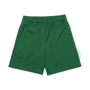 Unisex Embroidered Summer <b>Shorts</b> Comfortable Elastic Waistband Jersey Breathable OEM Blank for Custom Sublimation Solid Pattern - Product Image 2