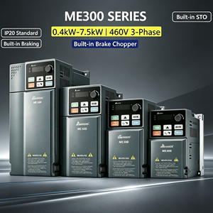 Nouveau en stock ME300 VFD Standard Compact Micro Drive VFD9A0ME43ANSAA 3.7KW 400V Variateur de fréquence certifié CE pour pompe - Product Image 1