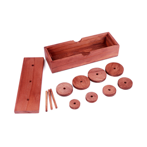 Juguete <span class=keywords><strong>de</strong></span> Madera Promocional Torre <span class=keywords><strong>de</strong></span> Hanói, <span class=keywords><strong>Juego</strong></span> <span class=keywords><strong>de</strong></span> Construcción <span class=keywords><strong>de</strong></span> Habilidades Matemáticas para Niños - Product Image 5