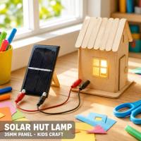 Panel Epoxy Surya Efisiensi Tinggi IP67 Tahan Air Sel Mono untuk Pendidikan STEM Kit DIY Sel Surya Mini Terbungkus Resin