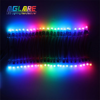 Vente directe d'usine décoration extérieure numérique LED guirlande lumineuse 12mm WS2811 1903 IC couleur Module lumière Pixel lumière