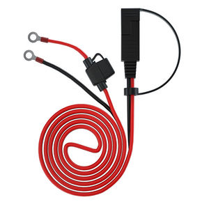 DC güç uzatma kablosu SAE 2pin konnektörler hızlı kes çoğaltıcı otomobil aküsü kullanım için (PVC ceket) kalay kaplı bakır - Product Image 4