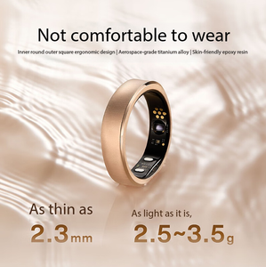 แหวนอัจฉริยะ RingConn Gen 3, แบตเตอรี่ใช้งานได้ 14 วัน, ติดตามการนอนหลับและสุขภาพ, ตรวจวัดอุณหภูมิร่างกายและ HRV, กันน้ำได้ระดับ 10ATM - Product Image 3