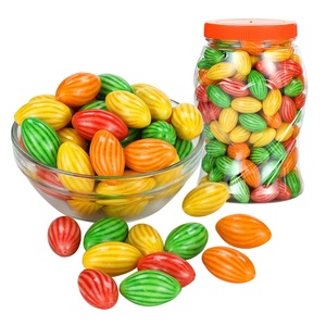 Caramelle OEM all'ingrosso: Gomme da masticare a forma ovale al gusto di anguria - Product Image 4