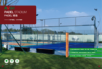 Terrain de padel en gazon artificiel