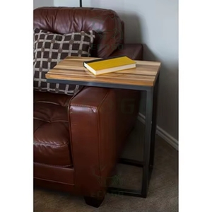 Tables de canapé multi-usages en bambou naturel de haute qualité glisser <span class=keywords><strong>sous</strong></span> la chaise <span class=keywords><strong>plateau</strong></span> de télévision haute capacité en bois <span class=keywords><strong>sous</strong></span> le <span class=keywords><strong>plateau</strong></span> de table de canapé - Product Image 4