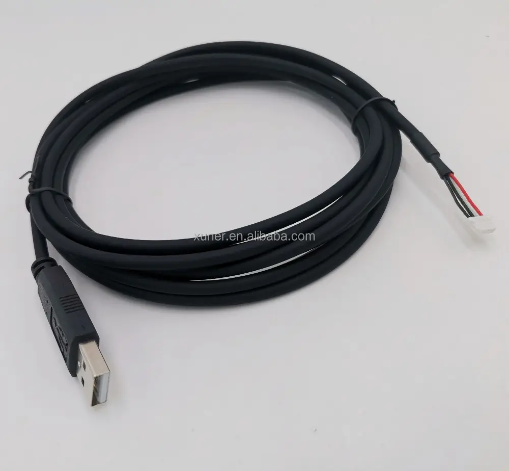 Usb כבל סוג זכר כבל כדי JST PH2 0 5pin מחבר עם הקלה מתח Usb זכר כדי Jst כבל