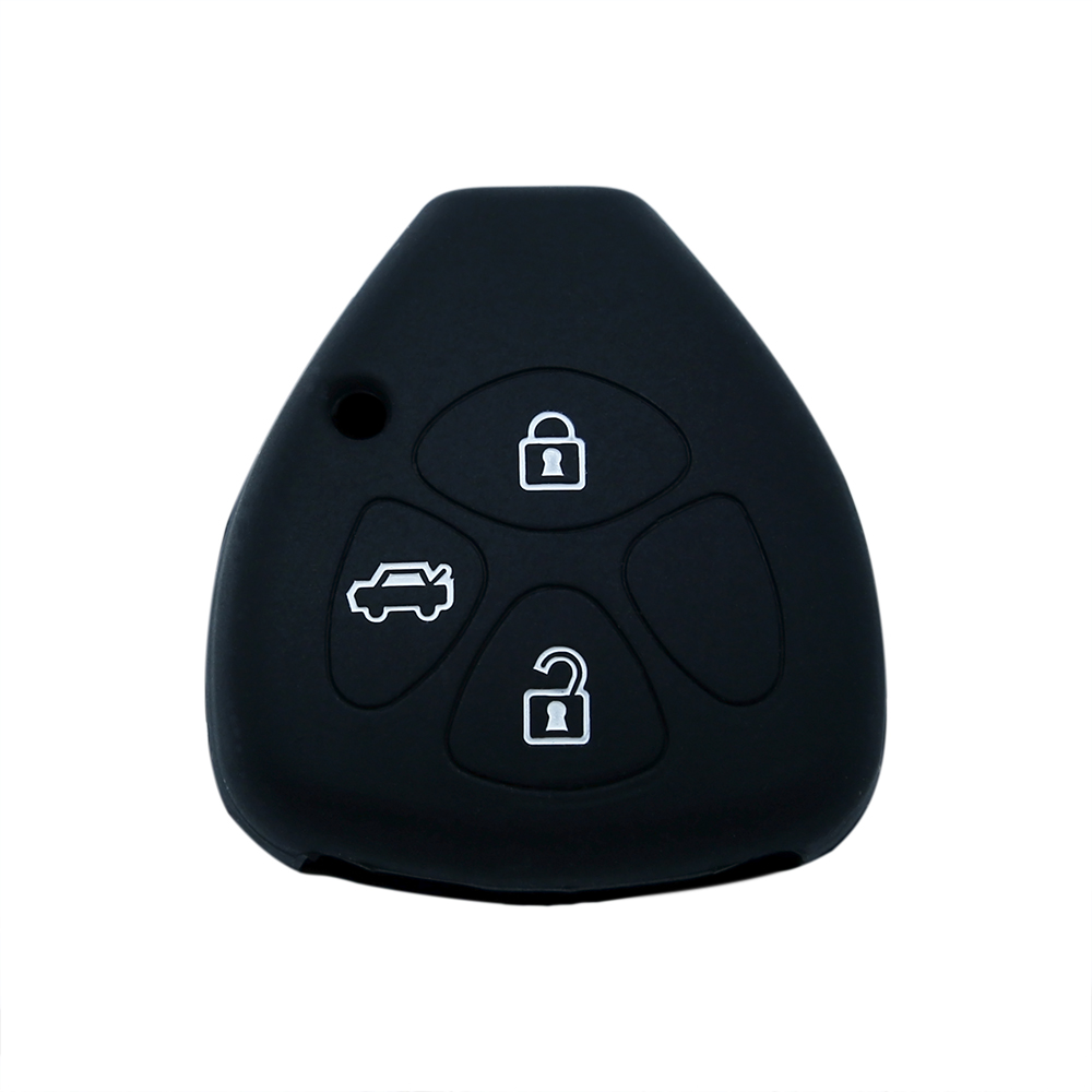 Toyota Proace Verso Silicone Flip Car Key Cover - Protective Smart Key Fob Case