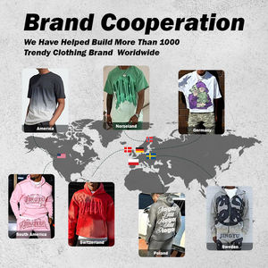 Streetlux Vintage Sudadera con capucha de gran tamaño para hombre 500GSM Heavyweight Acid Wash Distressed Custom Rhinestone Hoodie - Product Image 6