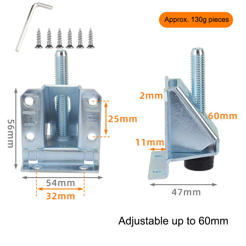 blue zinc Adjustable up to 60mm