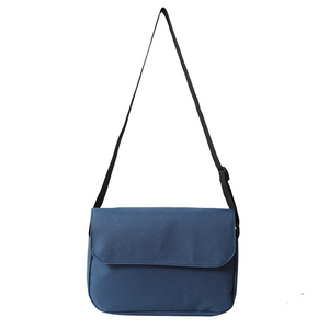 Borsa a <span class=keywords><strong>Tracolla</strong></span> Semplice in Nylon con Patta, Unisex, Leggera, Resistente, Casual, Tinta Unita, per Viaggi Estivi e Uso Quotidiano - Product Image 1