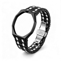 Farbenfroher ABS-Mode-Uhrenarmband + Biokeramik-Gehäuse mit Edelstahlschnalle für AP Royal Pop S-Uhr Armband für Herren und Damen