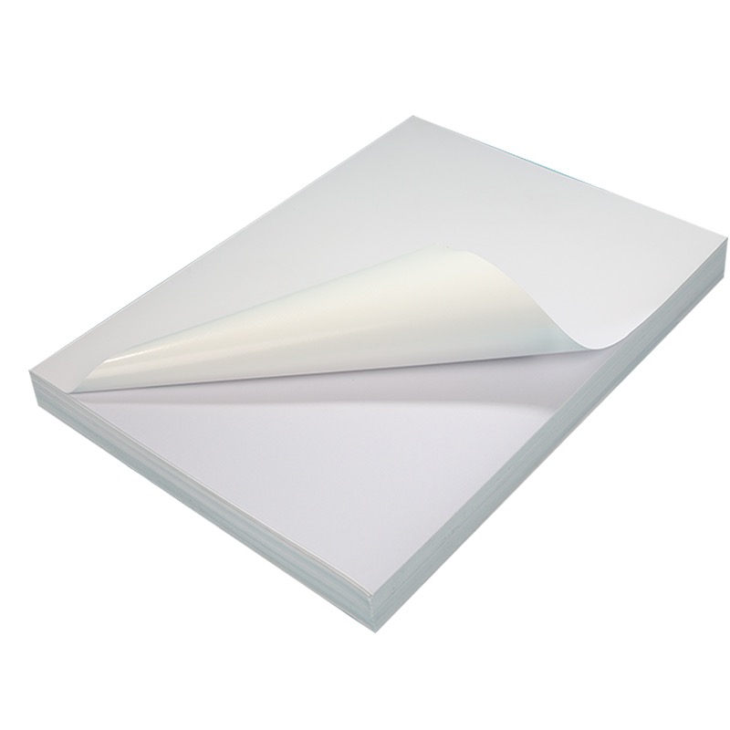 A4 Size Self-Adhesive Glossy White PP Vinyl Film Inkjet Printer Sticker Paper for Photos