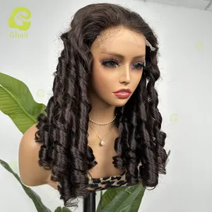 Ghair #2 5x5 HD Fumi Wig 18'' Vogue Curly 180% wig small knots invisible units pre plucked thin lace wigs