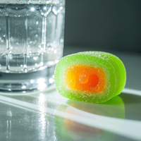 Gummies aux enzymes avec prébiotiques - Végétaliens, à base de plantes, sans OGM, sans gluten, bien-être quotidien, fabrication OEM, étiquette privée disponible