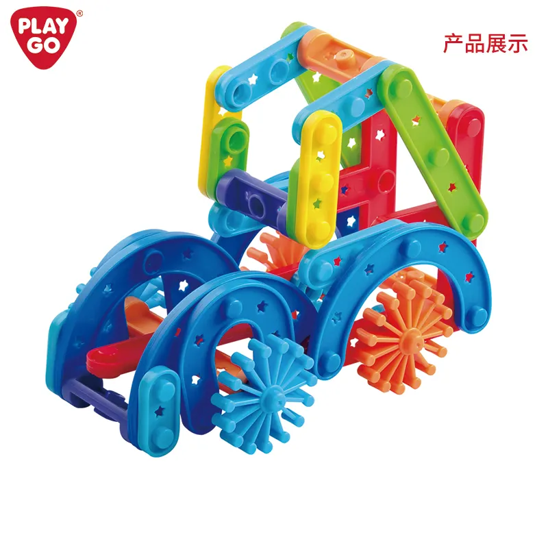 PLAYGO SHAPE'A'BILITY yapı seti-66 adet plastik oyuncak kar mozaik oyunu