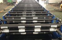 Machine de formage à froid de tôles ondulées à double couche pour la fabrication de tôles de toiture, facile à utiliser et à haute efficacité, à vendre