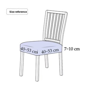 Cross-border Elastic Home And Hotel Dining <strong>Chair</strong> Parsons <strong>Chair</strong> <strong>Cover</strong>, Corn Grain Velvet <strong>Chair</strong> Seat <strong>Cover</strong> - Product Image 5