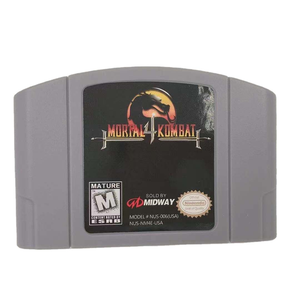 Mortal Kombat 4 Mỹ Phiên Bản Ntsc Định Dạng N64 Trò Chơi Hộp Mực Tương Thích Với N64 Giao Diện Điều Khiển - Product Image 1
