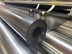 Premium Flexible Smooth/Textured Black <b>Geomembrane</b> for Landfill Containment & Fishpond Seepage Prevention - Product Image 5