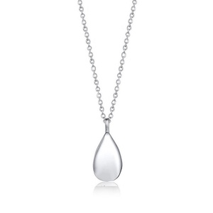 Can Open Waterdrop Ash Urn Pendant <b>Necklace</b> Stainless Steel Pet Memorial Cremation Jewelry - Product Image 6