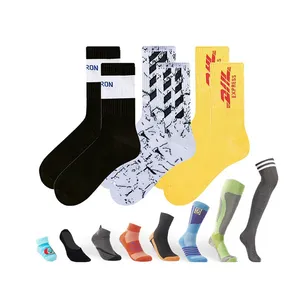 Stock Socks FY-N299 Custom Bulk Low Moq Name Brand Socks Stocklot Zhejiang Datang Socks