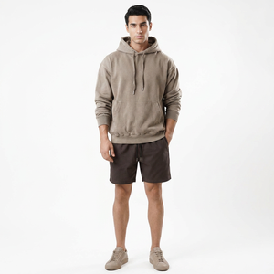 Sweat à capuche à double manche en coton 100% délavé à l'acide, streetwear, délavé au soleil, en molleton français pour garçons, impression numérique, sweat à capuche d'hiver - Product Image 1