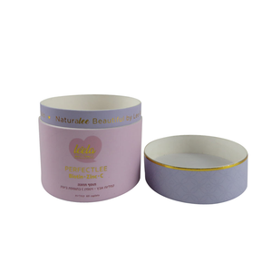 Emballage de tube cosmétique en papier kraft biodégradable et recyclable de haute qualité, cylindre à bord incurvé, emballage pour crème pour le visage et le corps - Product Image 2
