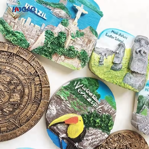 Werbe geschenk Tourist Souvenir Harz Kühlschrank Magnet Design Südamerika nisches Brasilien Peru Mexiko Chile Venezuela - Product Image 5