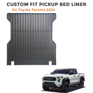 Nouveau tapis de benne sur mesure en TPE de 3,5 mm d'épaisseur pour Toyota Tacoma 2024, accessoires de protection imperméables toutes saisons pour pick-up - Product Image 1