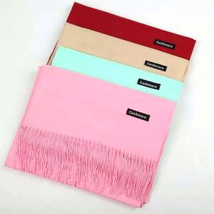 Écharpe longue d'hiver unisexe en cachemire acrylique multicolore, châle pashmina multifonction, best-seller à prix réduit - Product Image 1