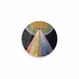 Hilma af Klint Altarpiece: Tempered Glass <b>Wall</b> Art - Printed <b>Canvas</b>,TEMPERED GLASS ART - Product Image 2