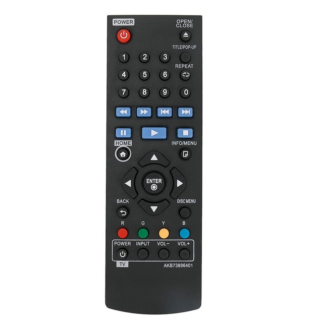 Replace AKB73896401 Remote Control Use for LG Blue-Ray Disc DVD BD640 BP135 BP135N BP135W BP145 BP155N BP200 BP240 BP250