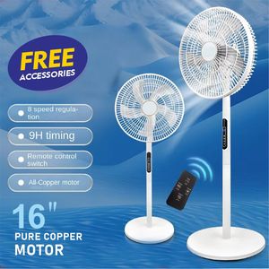 Quạt điều hòa không khí để bàn, quạt đứng làm mát 16 inch có điều khiển từ xa, quạt đứng điện xoay chiều làm mát - Product Image 4