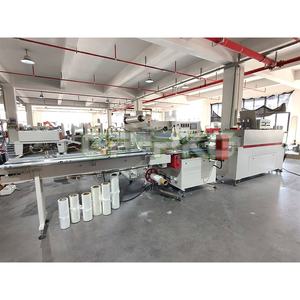 Shrink tünel ile tekstil Shrink sarma sarma makinesi için yüksek hızlı otomatik Shrink ambalaj makinesi - Product Image 1