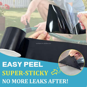 Nastro di riparazione super impermeabile da 20 cm x 100 cm per perdite d'acqua, crepe nelle tubature, superfici ruvide, sigillatura delle giunture, nastro in PET - Product Image 1