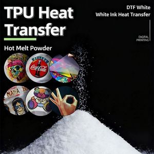 <b>White</b> Hot Melt Powder for Dtf <b>Printers</b> Heat Transfer Printing Material - Product Image 3
