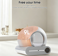 Litière pour chat Tuya Smart, automatique, autonettoyante, écologique, en ABS, grande capacité 65L, détection de sécurité, toilette pour chat
