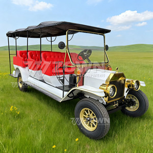 Creative Design <b>Cheap</b> Electric Classic Vintage Car Electric Classic Car Long Battery Life for Scenic Tour Classic Vintage Car - Product Image 6