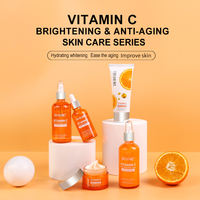 DR RASHEL Kit de Soins pour la Peau Hydratant Éclaircissant Blanchissant Anti-Âge Naturel à la Vitamine C