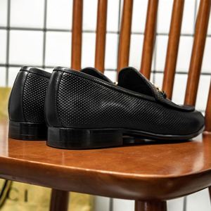 Chaussures Oxford de ville pour hommes 2025 de haute qualité, à bout pointu, en cuir véritable respirant, légères, pour l'été et les mariages - Product Image 3
